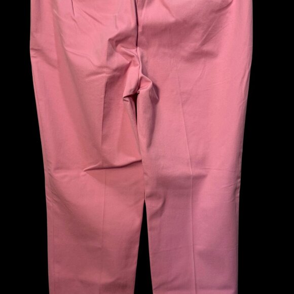 Talbots Chatham Ankle Pants Pink Slim Leg Size 14 NWT - Picture 2 of 7